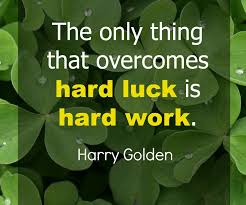 Hard Work Has No Substitute