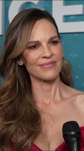 Hilary Swank at the New York Premiere of Ordinary Angels, ahead of its  release this week in theaters. #fyp #ordinaryangels #hilaryswank #redcarpet  #interview