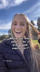 El trabajo duro de los supervisores de recreo