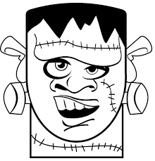 Frankenstein Coloring Pages Halloween Kids Free Coloring Pages