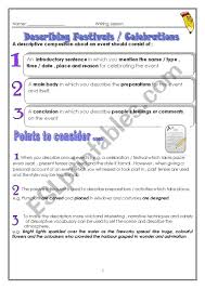 Start studying festivals and celebrations. How To Write An Essay Describing A Festival A Celebration Esl Worksheet By Ms Fadia