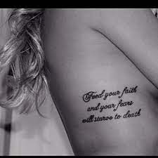 Tattoos On Pinterest Family Tattoo Sayings Tattoo And Tattoo Faith Quote Tattoos Tattoo Quotes Text Tattoo