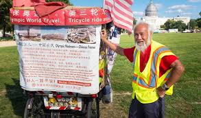 China's olympian factories churn out fewer champions. 60 Year Old Chinese Man Rides His Rickshaw From China To Rio For The 2016 Olympics