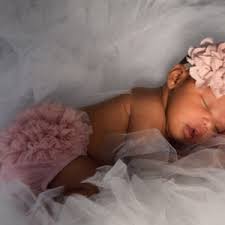 Baby Mädchen Rüschen Bottom Pumphose & Stirnband Set in Mauve