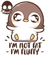 Extra Fluffy Kawaii Penguin Drawing Cute Cartoon Drawings Kawaii Drawings