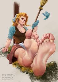 Wonder Woman & Diana Prince Foot Worship - Arousing Soles in Cartoon Porn