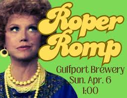 Get those wigs and caftans ready! On April 6, we'll be at Gulfport Brewery  + Eatery dancing to Marianne & The Professor Mrs Roper style! The band  plays 1-4pm but come early