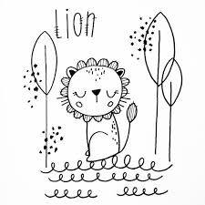 Lion Day 54 Of Yearlong 30 Minute Sketchbook Project Matssketchgroup Jour Ilustracoes Bordado Livre Cartoes Feitos A Mao