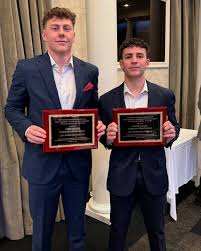 Congratulations to Drew Haines and Dante Lanza our receiving National  Football Foundation Westchester Chapter SCHOLAR ATHLETE honors. Dante Lanza  also earned the Anthony Sabella Scholarship. Icing