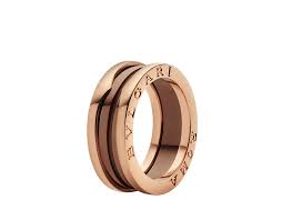 B Zero1 Ceramic Rose Gold Ring 352966 Bvlgari Rose Gold Ring Set White Gold Ring Settings Rose Gold