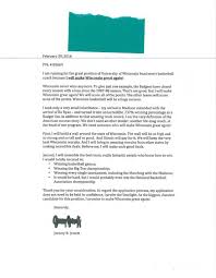Cover Letter For Head Basketball Coach Position February 2021