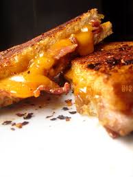 Say Whaaaaat The Sinner Grilled Sharp Cheddar Cheese Peanut Butter And Smoked Bacon Sandwich O National Grilled Cheese Day Cheese Day Soup And Sandwich