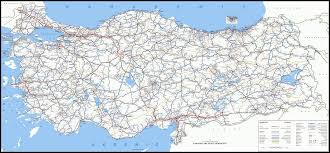 All regions, cities, roads, streets and buildings satellite view. Large Scale Road Map Of Turkey With All Cities Turkey Asia Mapsland Maps Of The World