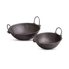 The Indus Valley Clay Kadai For Cooking The Indus Valley Cast Iron Cookware Set Cast Iron Cookware Cook Gas
