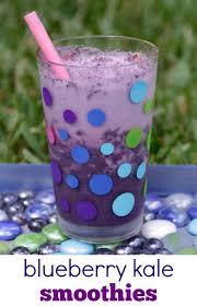 Blueberry Kale Healthy Smoothie Recipe Blueberry Kale Smoothie Smoothie Recipes For Kids Kale Smoothie Recipes