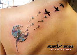 Tattoo Dandelion Watercolor In Seven Tattoo Leiria Dandelion Tattoo Tattoos Floral Tattoo Shoulder When you blow the petals, all the seeds drop off, you dream wonder goes with the seeds. pinterest