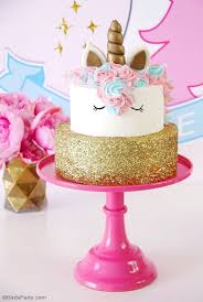 Happy Birthday Glitter Rose Gold Unicorn Cake Page Not Found Unicorn Birthday Cake Diy Unicorn Cake Easy Unicorn Cake