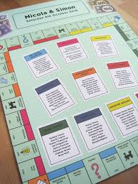 Board Game Themed Wedding Seating Plans