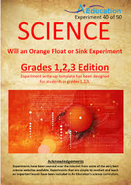 will an orange float or sink