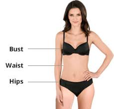 size guide chart for how to measure womens clothing