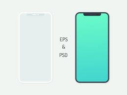 Download Flat Iphone X Eps Psd Iphone Phone Mockup Pattern Iphone