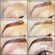 This Shows The Progress Of My Most Popular Brow Service Microblading Machine Shading To The Right Of The Before Photo You Can Microblading Forehead Brows