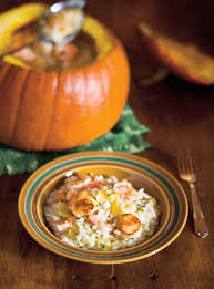 Risotto A La Citrouille Et Aux Fruits De Mer Ricardo Recipe Seafood Risotto Risotto Ricardo Recipe