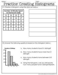 Histogram Worksheet Middle School In 2020 School Worksheets Middle School Math 2nd Grade Reading Worksheets