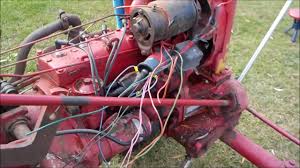 I have a farmall c that starts fine by me touching the negative wire to the starter but i would like to be able to do this with the ignition switch. 1963 Farmall Cub Wiring Harness Part 1 Youtube
