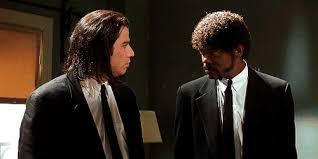 Samuel l jackson happy birthday gif. Samuel L Jackson John Travolta Pulp Fiction Tuxedo Suit Gif Gfycat