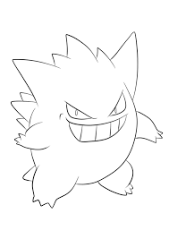 Pokemon Gengar Images To Color In 2020 Pokemon Coloring Pages Pokemon Coloring Coloring Pages