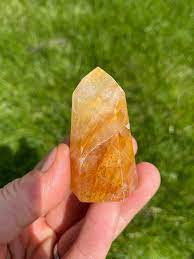 Every slab is produced and inspected with strict standards to meet all the technical specifications in the world's leading. Golden Healer Quartz Point 1 5 Polished Golden Healer Quartz P New Moon Beginnings