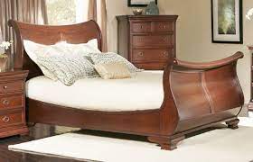 A Sleigh Bed Frame Brings Comfort And Elegance To The Bedroom Largo Furniture Queen Sleigh Bed Cozy Bedroom Furniture