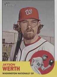 2017 Bowman 70th Anniversary Buybacks Red Jayson Werth #2014-47