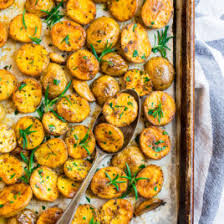 This creates slits that will release air while the potato is baking. Oven Roasted Potatoes Easy And Crispy Wellplated Com