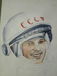 Ананьев юрий гагарин 1963 г. Probuyu Risovat Maslom Pikabu