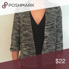 Black And White Striped Cardigan H M Black And White Stripe Cardigan Sweater H M Black And White Vertical Stripe Sweater 64 Cotton 25 Acryl Striped Cardigan Sweater Striped Cardigan Cardigan