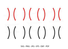 Download Baseball Stitch Softball Lace Graphic By Redcreations Creative Fabrica SVG Cut Files