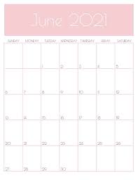 The printable june 2021 calendar makes excellent gift ideas for your friends and family. Cute Free Printable June 2021 Calendar Saturdaygift