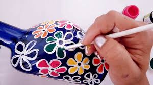 Diy Best Out Of Waste Empty Bottle Painting Youtube Once the paint was dry i ironed the bottom half of the. diy best out of waste empty bottle painting