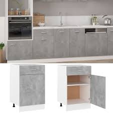 N'oubliez pas que le rendu de votre cuisine peut être différent entre un caisson blanc et un caisson. Cuisine Cm Gris