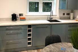 Light grey gloss kitchen with oak worktops expressvpn/bongino. High Gloss Blue Real Kitchens