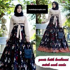 Ribuan referensi gamis batik kombinasi polos hitam yang dapat digunakan anda tepat sekali datang di enje batik, karena gamis batik kombinasi polos hitam yang enjebatik sajikan merupakan yang terbaik untuk kamu. Model Gamis Batik Kombinasi Polos Anak Muda Radea