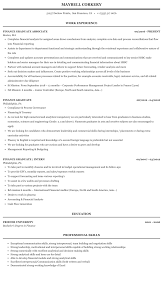 Resumes that can help you can land a job can be crafted without work experience. Finance Graduate Resume Sample Mintresume