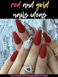 27 Christmas Nail Designs Festive Nail Art Ideas Allthestufficareabout Festival Nails Red Matte Nails Nail Designs