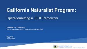 California Naturalist Program: