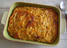 tuna with spaghetti in the oven food