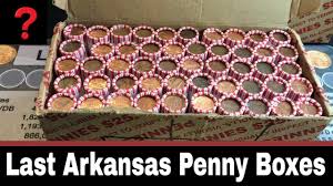 Coin Roll Hunting Pennies Final Set Of Arkansas Penny Boxes Youtube