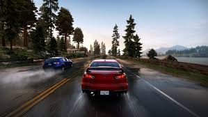 Language, mild suggestive themes, mild violence protect & swerve: Video Games Blue Red Rain Cars Need For Speed Need For Speed Hot Pursuit Mitsubishi Lancer Evolution X Games Jdm Japanese Domestic Market Seacrest County Subaru Impreza Wrx Sti Pc G Wallpapers