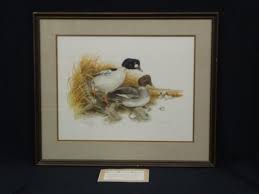 Sold at Auction: Don Whitlatch, Don Whitlatch Limited Edition Signed  Lithograph "Goldeneye Duck" 1310/1500